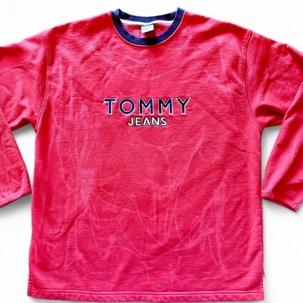 Tommy-hilfiger Men's Red Sweatshirt